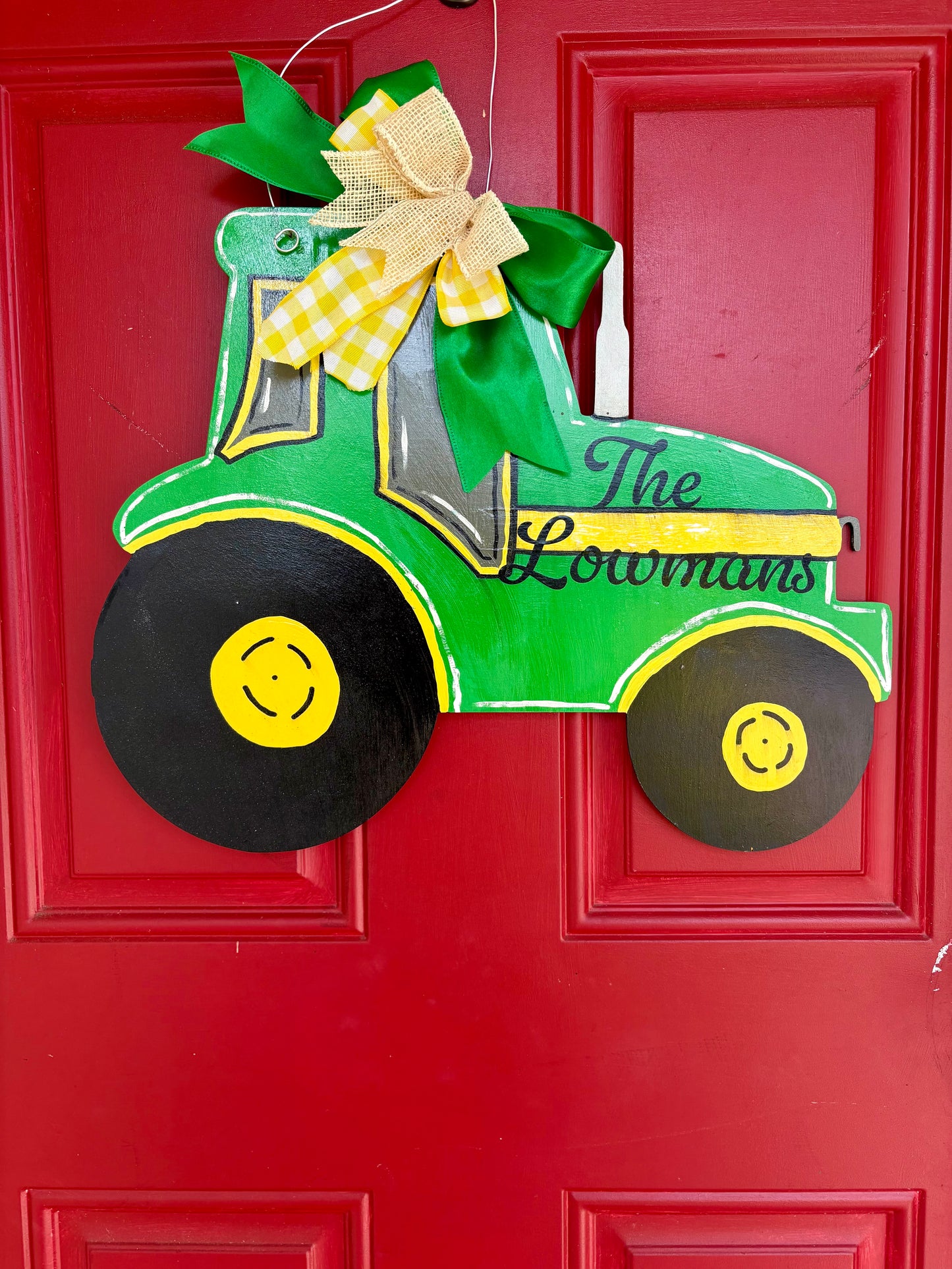 Tractor Door Sign